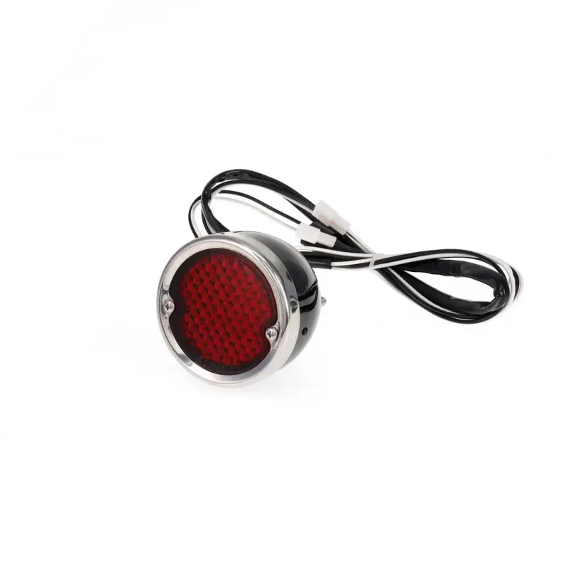 Tail Light Assembly - Red Lens - 29 Red Sequential LED -  Black Housing - 54-59 Chevy GMC Stepside Truck