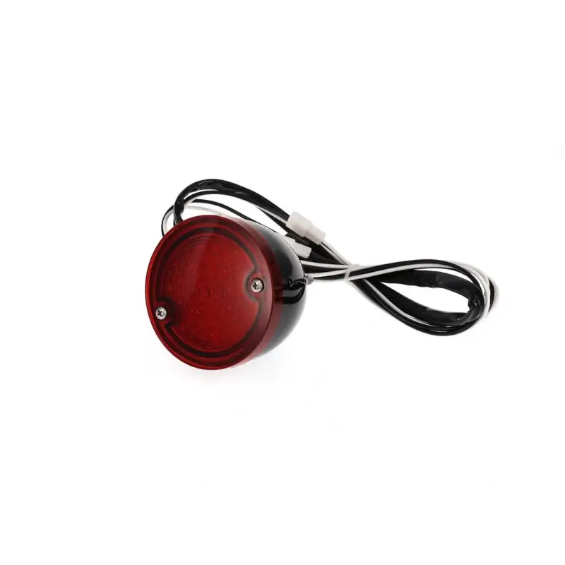 Tail Light Assembly - Red Lens - 41 Red LED -  Black Housing - 60-66 Chevy GMC CK Stepside Truck