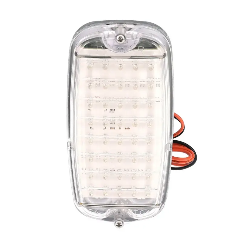 Tail Light Assembly - Clear - 40 Red LED - 60-66 Chevy GMC CK Fleetside Truck