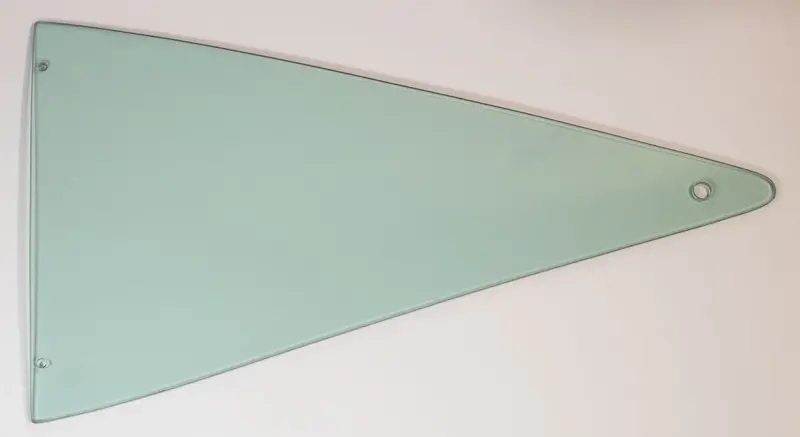 Quarter Glass - Green Tint - LH - 68-70 Dodge B-Body 2DR Sedan (Post)