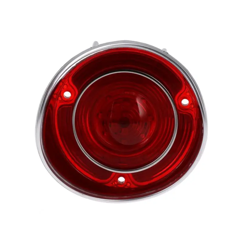 Tail Light Lens - Red - 46 Red LED - Stainless Bezel - LH - 71 Chevelle Malibu