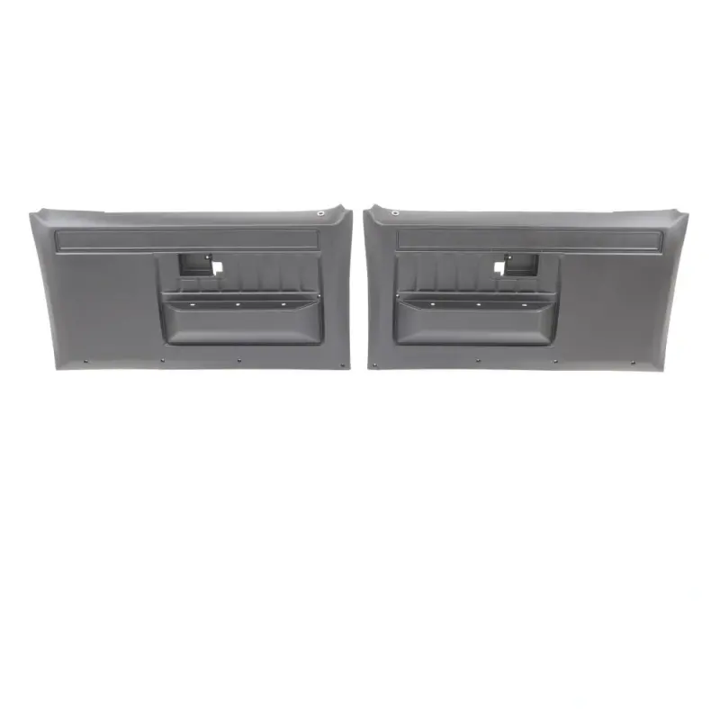 Front Door Panels - Black - Pair - 81-91 Chevy GMC CK Truck Blazer Jimmy Suburban