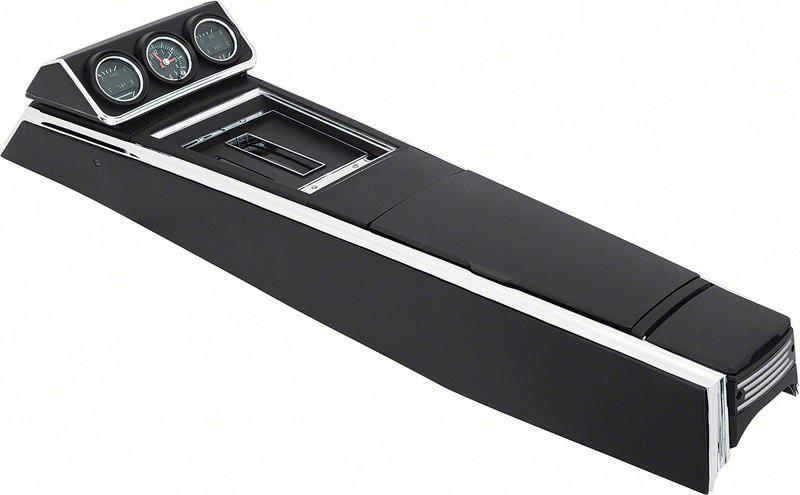 Console Assembly - Turbo Hydramatic with Gauges - 67 Camaro Firebird