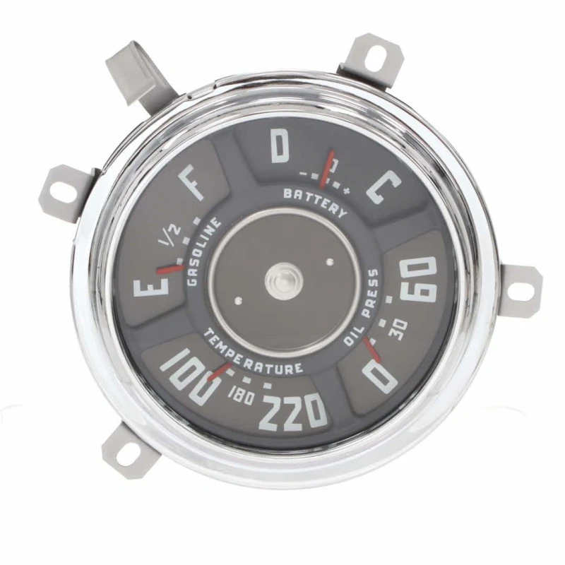 Gauge Cluster Assembly - 12-Volt - V8 - 47-48 Chevy Truck