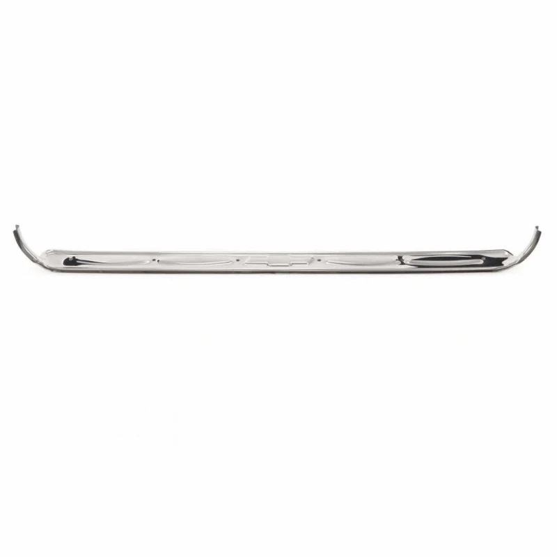 Sill Plate - Polished Stainless with Bowtie logo - 60-66 Chevy CK Truck