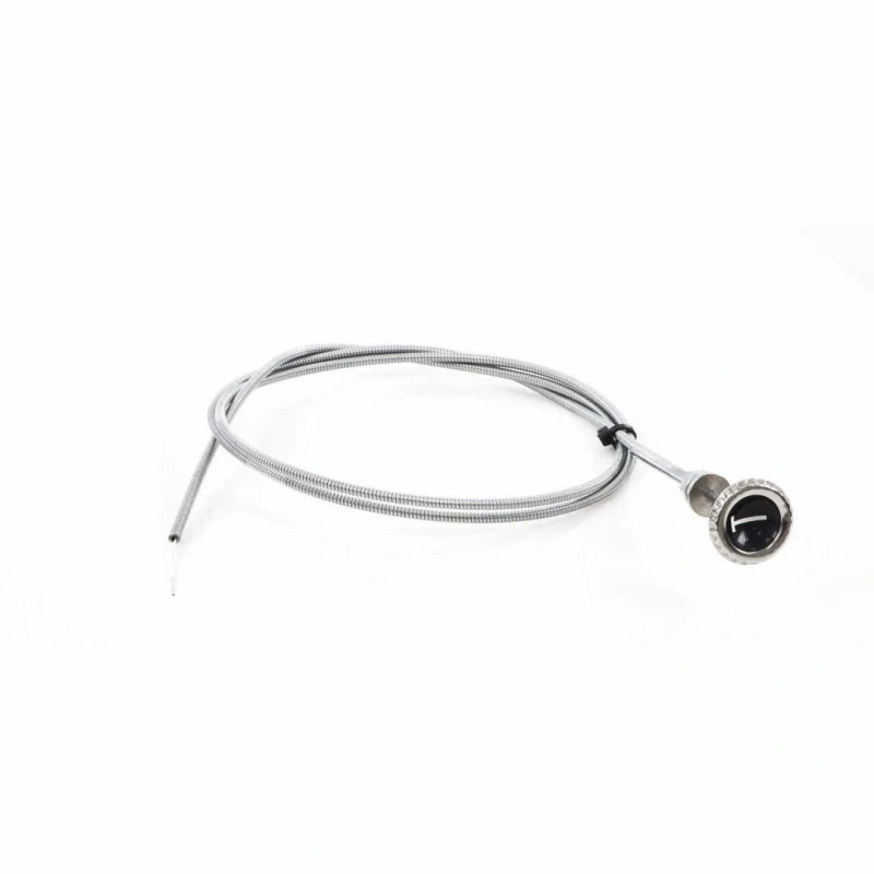 Throttle Cable with Black-Stainless Knob - 60-63 Chevy GMC CK Truck