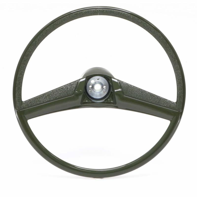 Steering Wheel - Olive Green - 70-72 Chevrolet GMC CK Truck - 17.5-Inch Diameter