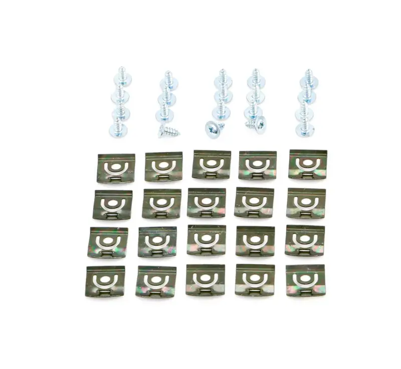 Back Glass Molding Clip Set - 40pcs - 66-67 Dodge Plymouth B-Body 2DR Hardtop