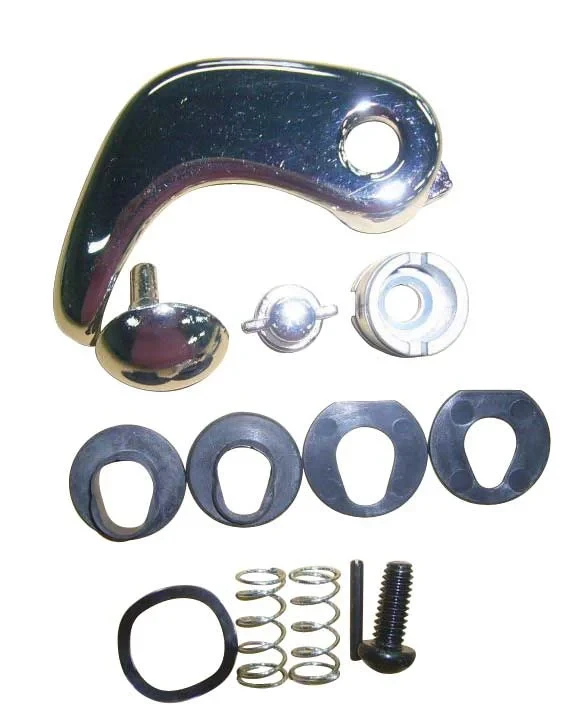 Vent Window Handle w/ Chrome Knob - RH - 80-88 Chevy GMC Squarebody C/K Truck; 80-88 Blazer Jimmy Suburban