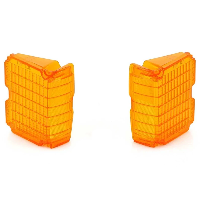 Parking Lamp Lenses - Amber - Pair - 72 El Camino Sprint Chevelle Wagon