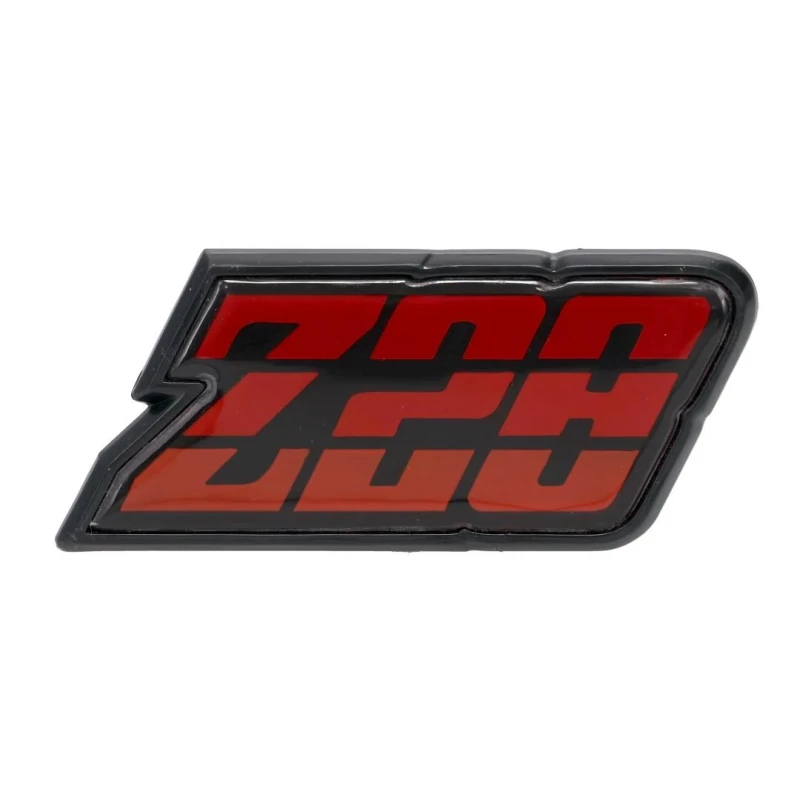 Gas Door Emblem - Z28 Red - 80-81 Camaro