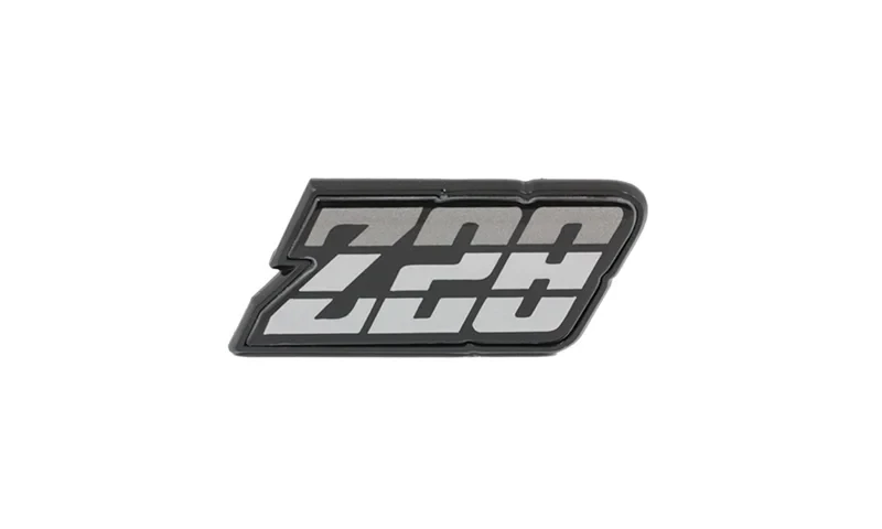 Gas Door Emblem - Z28 Silver - 80-81 Camaro