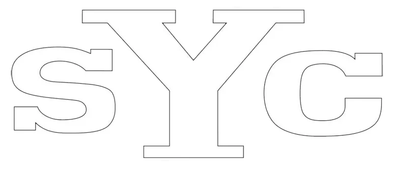 Headrest Decals "SYC" for Yenko - 69 Camaro