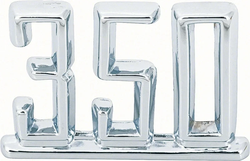 Fender Emblem - 350 - 67 Camaro; 65-67 Chevy II Nova