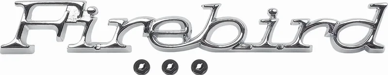 Fender Emblem - Firebird Script - LH or RH - 71-81 Firebird