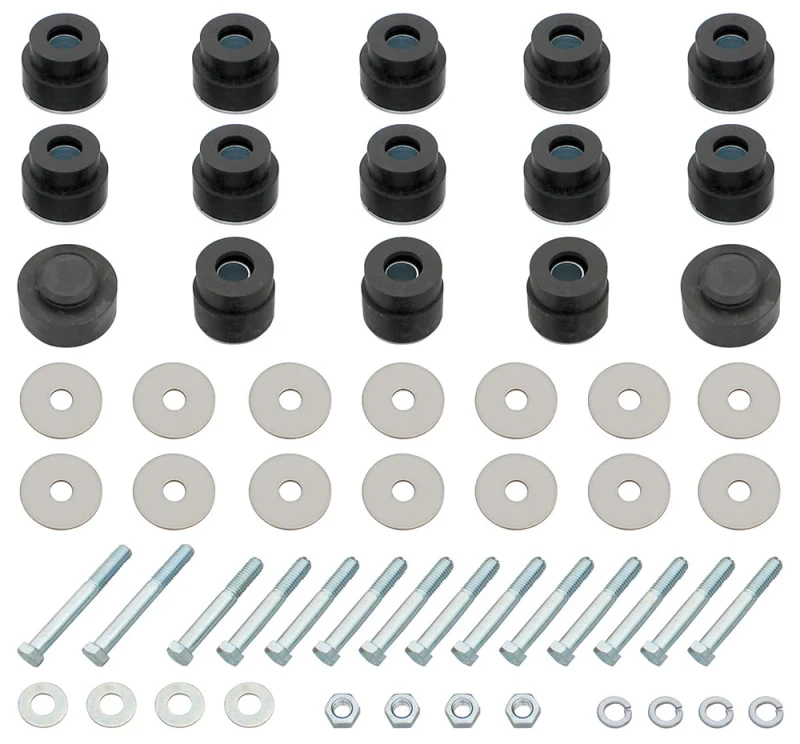 Body & Radiator Support Bushing Set w/ Hardware - 68-72 Chevelle Cutlass Convertible
