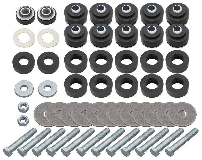Body & Radiator Support Bushing Set w/ Hardware - 64-67 Chevelle Cutlass Coupe; El Camino
