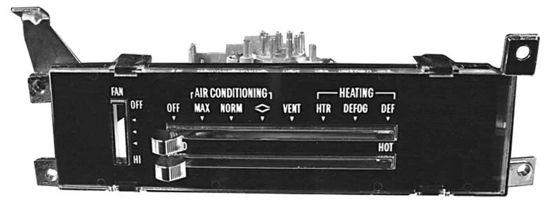 Heater & A/C Control Assembly - 71-72 Chevelle El Camino Monte Carlo