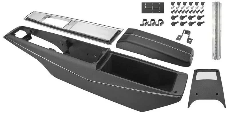 Console Assembly - 4-Speed - 1968 Chevelle El Camino