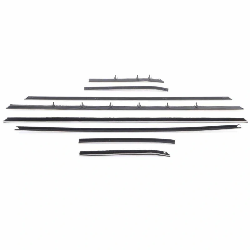 Front and Rear Door Beltline Window Felts - 68-69 Camaro Convertible with Standard Interior