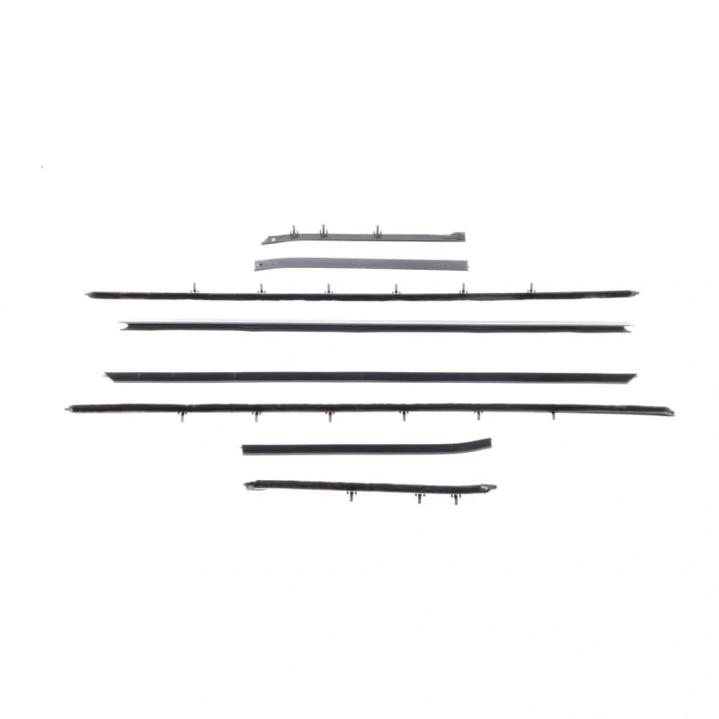 Front and Rear Door Beltline Window Felts - 68-69 Camaro Firebird Coupe with Deluxe Interior