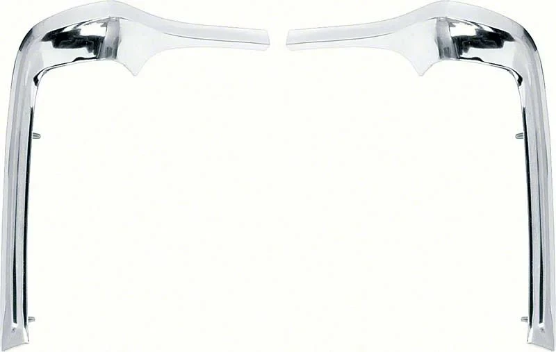 Fender Eyebrow Moldings - LH/RH Pair - 68-72 Chevy II Nova