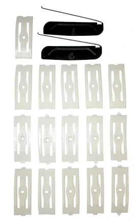 Rocker Panel Molding Trim Clip Set - 68-70 Dodge Plymouth B-Body
