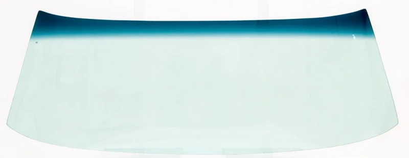 Windshield with Tint Band - Green Tint - 67-69 Camaro Firebird Convertible