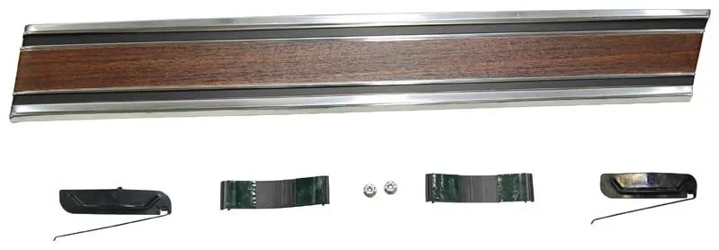 Front Lower Bed Molding - Woodgrain - LH - 69-72 Chevy GMC C/K Short Bed Fleetside Pickup