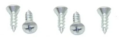 Convertible Header Screw Set (5pcs) - 67-69 Camaro Firebird