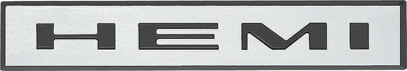 Deck Lid Emblem - "HEMI" - 67-69 Plymouth