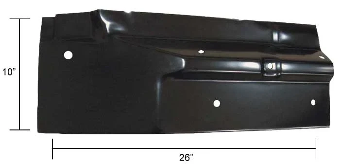 Rear Cab Floor Repair Patch - LH - 67-72 Chevy GMC C/K Pickup