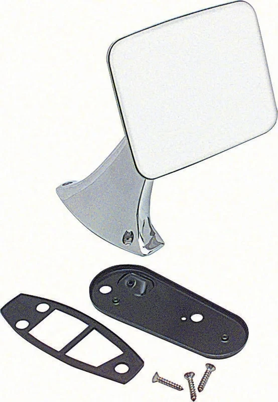 Outside Mirror - Assembly with Hardware - LH - 70-72 Chevy GMC Truck Blazer Jimmy Suburban