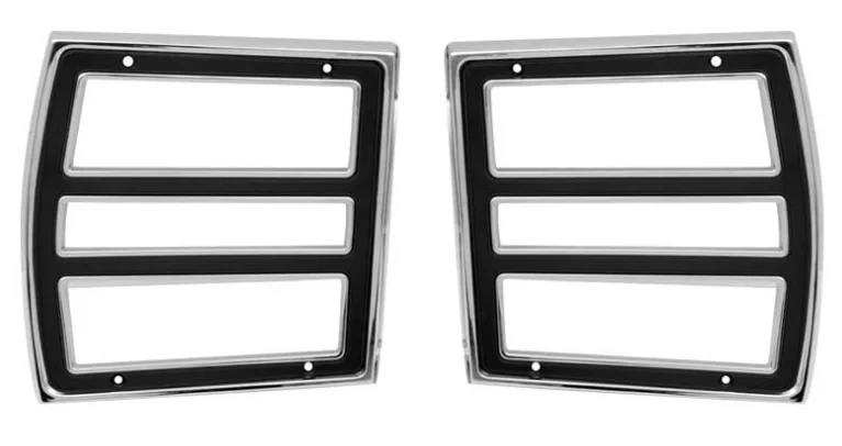Tail Lamp Bezels - LH/RH Pair - 68 Dart