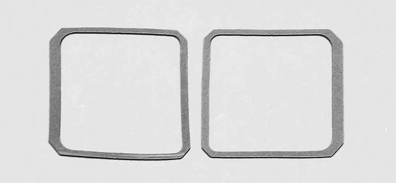 Parking Lamp Gaskets - 71-72 Duster 340; Twister (Sharktooth Grille)