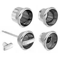 1964 Chevy Biscayne Dash Knobs & Bezels