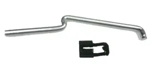 1977 Pontiac Trans Am Door Lock Rod with Clip - LH or RH - 70-81 Camaro Firebird