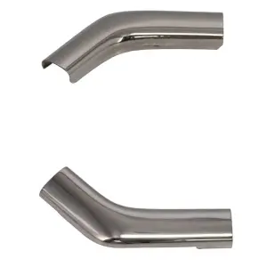 Roof Drip Molding Corners - Pair - 67-69 Camaro Firebird; 68-72 Chevelle GTO Tempest Cutlass Grand Prix Skylark - Image 3 of 6