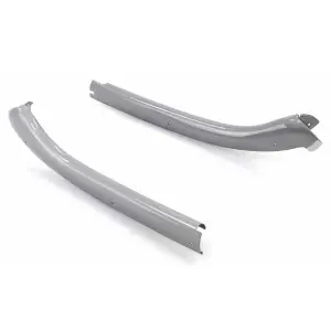 Header Moldings - Satin Finish - Pair - 68-69 Camaro Firebird Convertible - Image 2 of 6