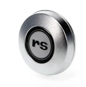 Steering Wheel Horn Cap - Satin Chrome with RS insert - 68 Camaro - Image 2 of 2