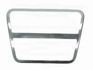 1977 Pontiac Firebird Brake or Clutch Pedal Pad Trim - Stainless - 68-71 Chevy II Nova; 67-69 Camaro; 68-81 Firebird