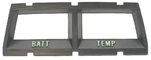 1974 Pontiac GTO Console Gauge Battery and Temp Bezel - 68-69 Camaro; 68-74 Chevy II Nova; 74 GTO
