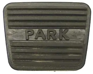 1966 Oldsmobile Cutlass Supreme Parking Brake Pedal Pad - Large with PARK Logo