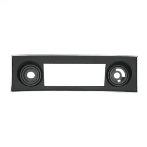 Center Dash Radio Cover Plate - Chrome and Black - 67-68 Camaro - Image 1 of 6