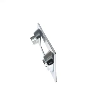 Center Dash Radio Cover Plate - Chrome and Black - 67-68 Camaro - Image 5 of 6