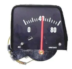 1973 Pontiac Ventura Console Oil Gauge Assembly - Black - 68-76 Chevy II Nova; 71-76 Ventura; 74 GTO