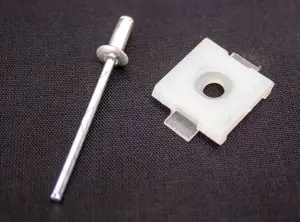 Rear Cab Molding Clip with Rivet - 67-72 F100 F250 - Image 2 of 2