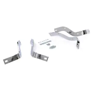 Rear Bumper Bracket Set - Chrome - 48-52 Ford F1 F2 Flareside; 53-72 F100 F250 Flareside - Image 1 of 3