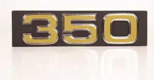 Grille Emblem - "350" - 75-76 Chevy C/K Truck Blazer Suburban - Image 1 of 3