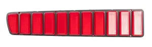 Taillight Lens w/o Silver Trim - LH - 73-74 Charger - Image 1 of 2